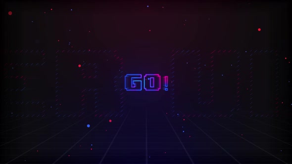 intro in the style of the eighties on the theme of computer games alt