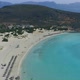 Aerial flying over Elafonisos Greek island, Simos double beach - VideoHive Item for Sale