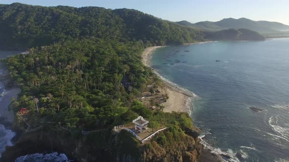 Beach aerial view