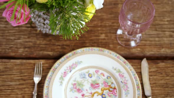 Various cutlery on wooden table 4k