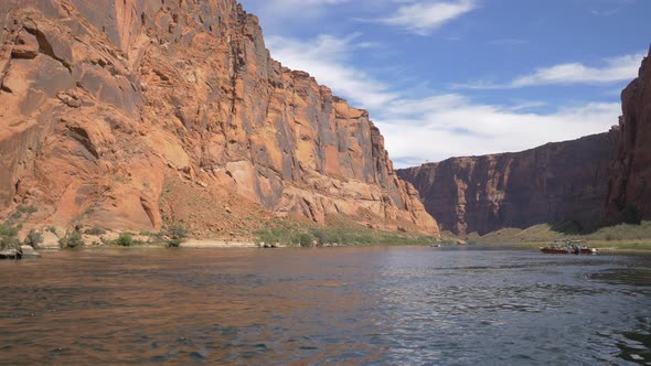 Colorado River and rugged cliffs