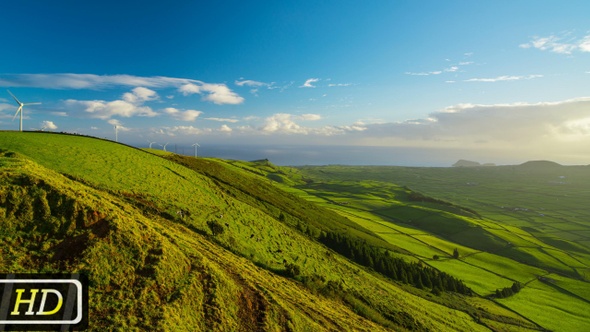 Panorama from Serra do Cume, Terceira