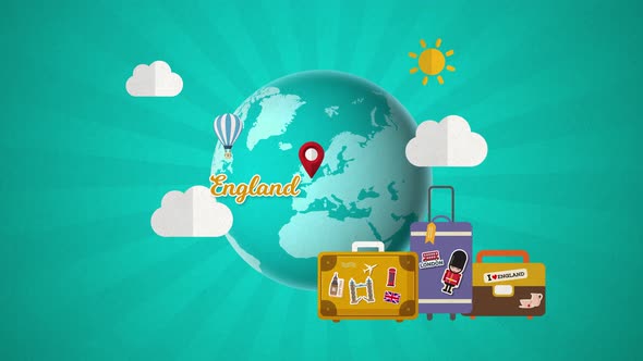 England Travel Destination 4K