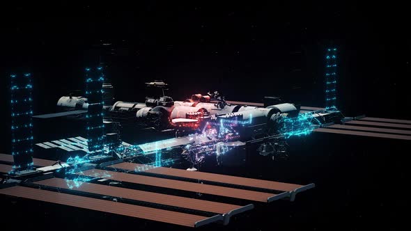 Nasa Iss Station In Outter Space V2 Hd alt