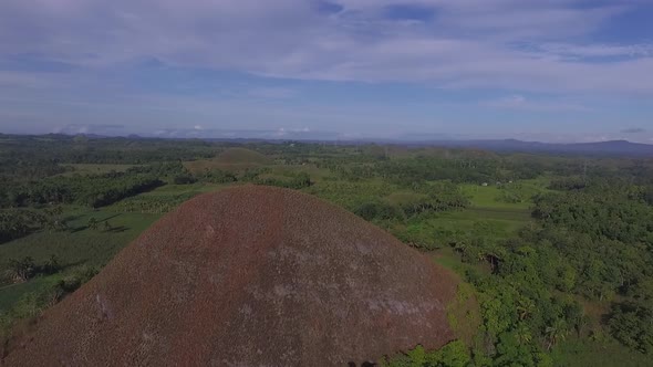 Aerial View of Mountains in the Philippines