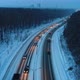 Morning Winter Road - VideoHive Item for Sale