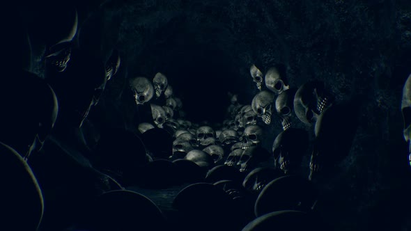 Halloween Skull Cave Hd