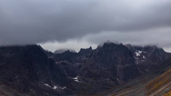 Grizzly Lake in Tombstone Territorial Park Yukon Canada