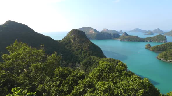 Group of Islands at Ang Thong National Marine Park