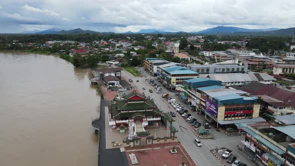 The Towns of Sarawak, Borneo, Malaysia