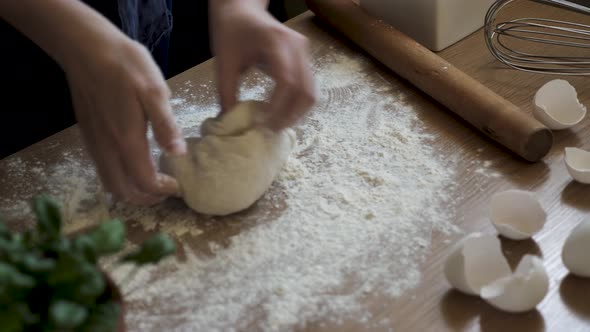 Kneading Bread Dough