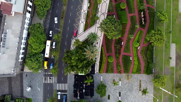 Сity from the top. Funchal. Madeira