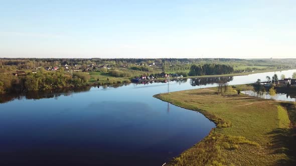 Western Dvina River In The Area Of ​​The Village Of Barvin 23