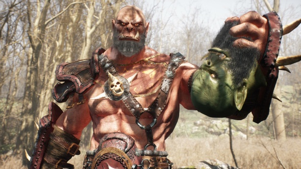 Terrifying Orc Warrior