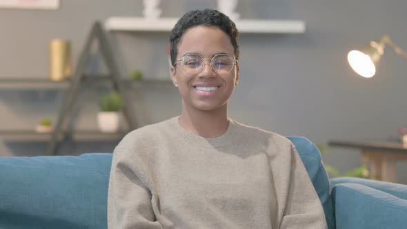 Portrait of African Woman Smiling at the Camera