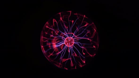 Moving Magic Plasma Ball With Lightning 3.