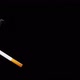 Semi-Realistic Smoking Cigarette With Copy Space - VideoHive Item for Sale