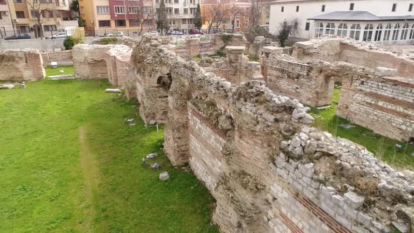 The Old Roman Baths of Odessos, Varna, Bulgaria.