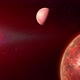 Red Star Space scene, background, looped - VideoHive Item for Sale