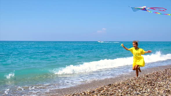 The Child is Flying a Kite