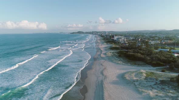 Slow Rise Over Palm Beach at Sunset