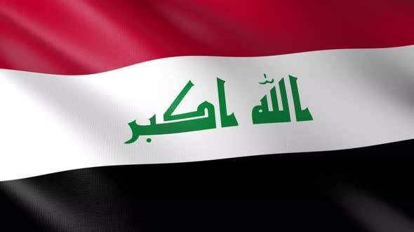 Flag of The Iraq