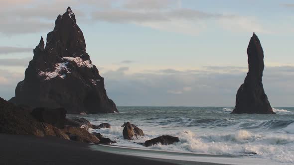 Troll Toes on Reynisfjara Black Sand Beach