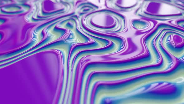 Abstract Wavy Dynamic Surface