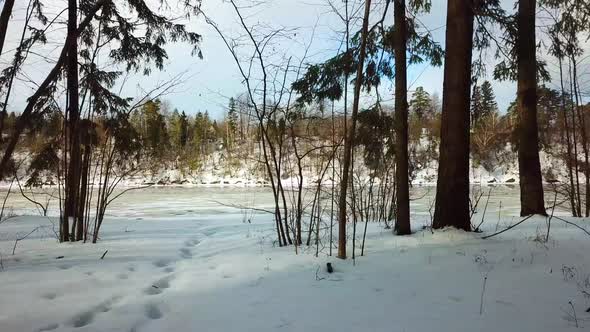 Winter, February, Quarry And River 17