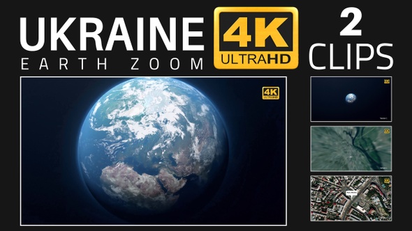 Ukraine Earth Zoom 4K
