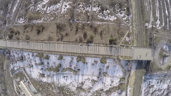 Bird Eye View of Mamaev Kurgan, Volgograd, Russia