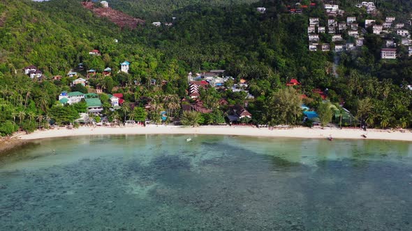 Salad Beach or Haad Salad in Koh Phangan Thailand