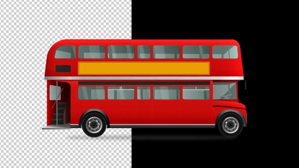 Bus Double Decker 4 K