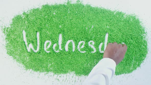 Green Hand Writing Wednesday