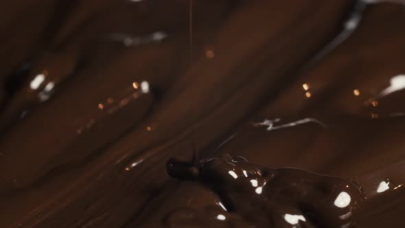 Dark Melted Chocolate Flow in  UHD