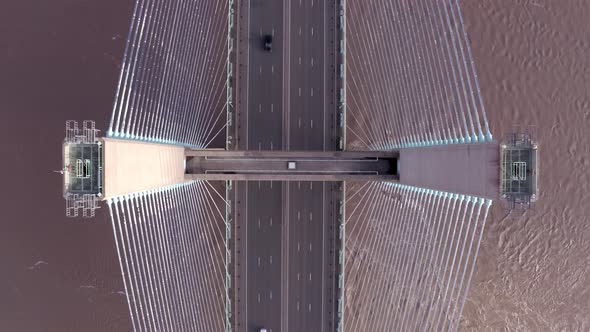 Vehicles Crossing the Second Severn Crossing in the UK