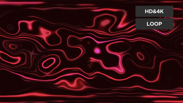 Smooth Liquid Background Loop (Red)