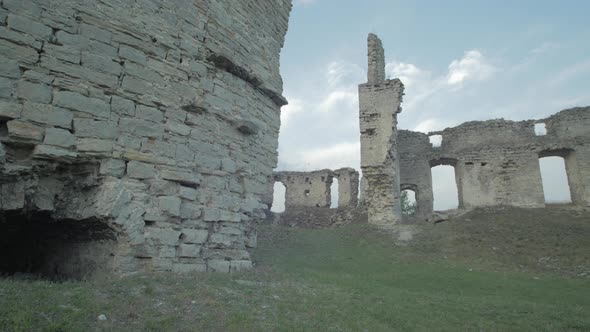 Bucach Castle ruins in Ternopil