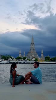 Wat Arun The Temple of Dawn Landmark of Bangkok Thailand