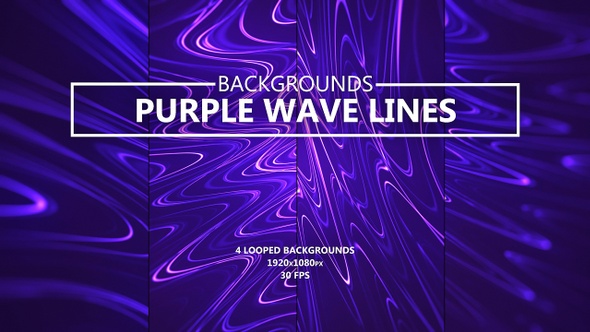 Purple Wave Lines Abstract Backgrounds