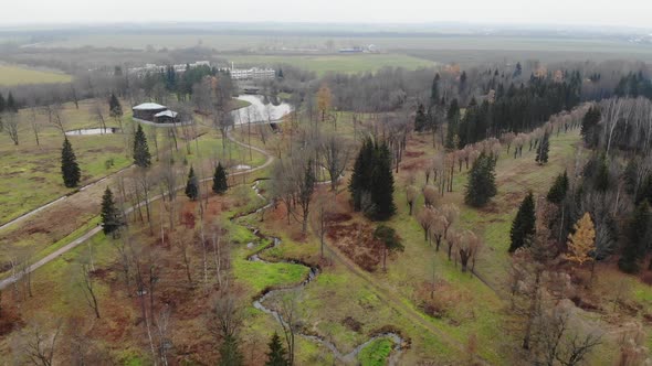 Babolovsky Park in Pushkin City