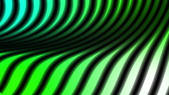 Abstract Gradient Colorful Green And White Smooth Wavy Background