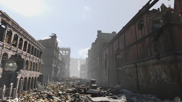 City Destroyed by War