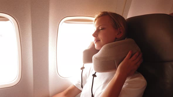 Comfy with a Neck Pillow