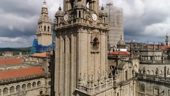 Towers of Santiago de Compostela Cathedral