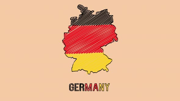 Germany Cartoon Map