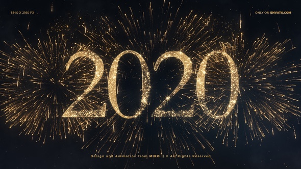 New Year Fireworks 2020 4K
