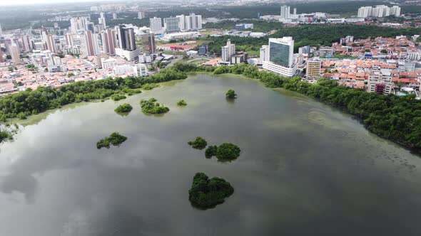 Sao Luis Maranhao at Northeast Brazil. Landmark of historic city.