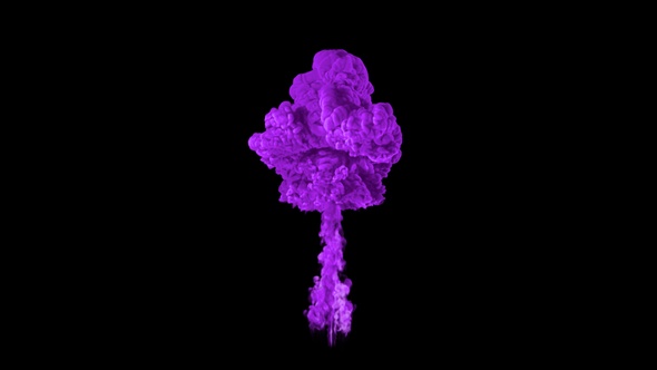 Purple Smoke Explosion