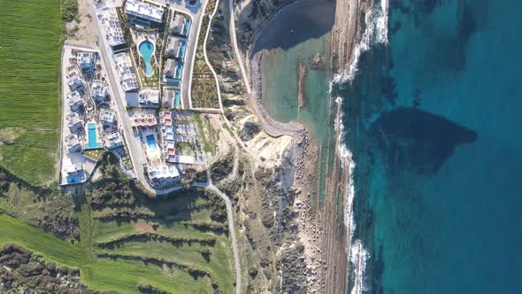 Aerial View of TRNC Coastline